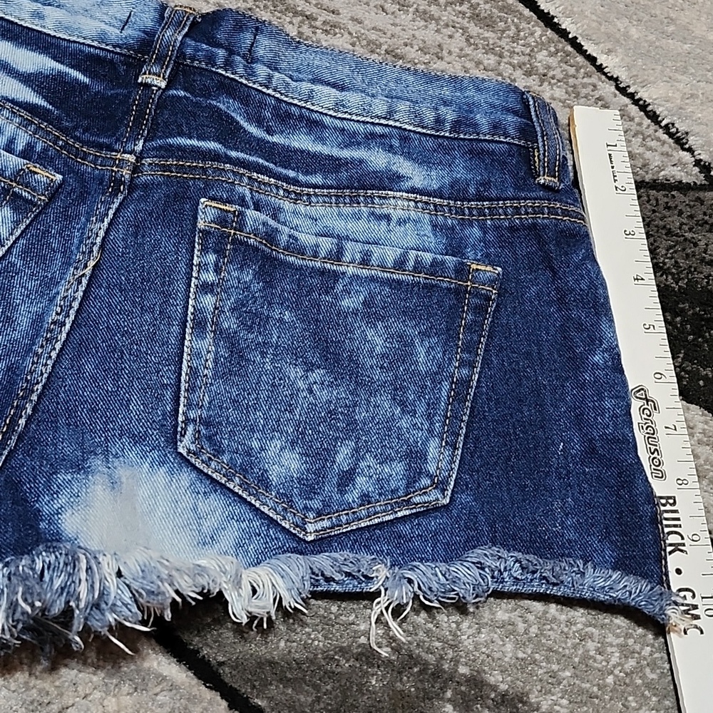 BULLHEAD DENIM CO. SLOUCHY RAW-EDGE DENIM JEAN SIZE 3 - Picture 4 of 11